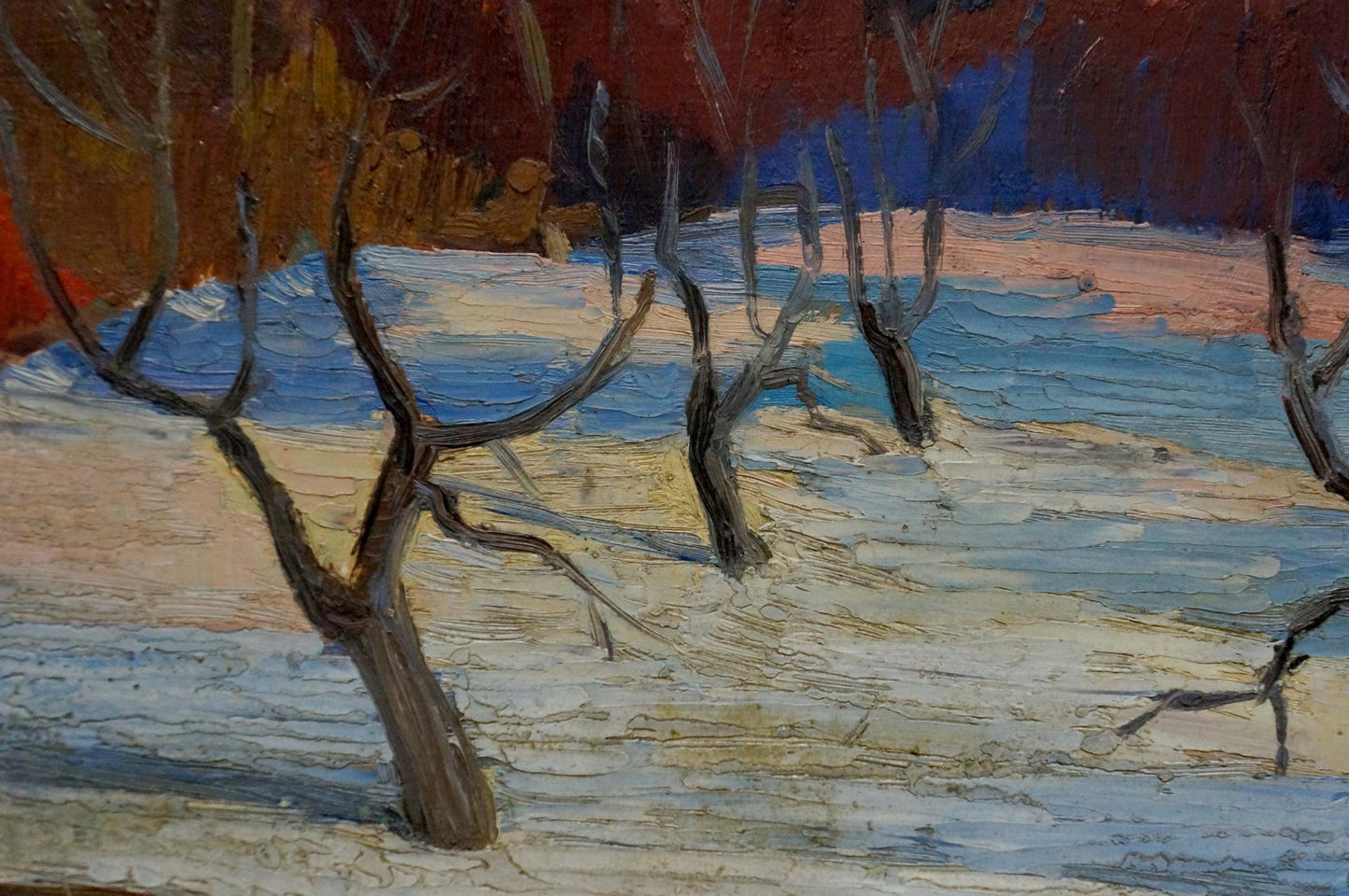 Oil painting Winter Tkachenko M. S.