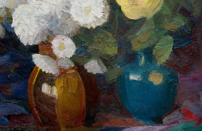 Oil painting Daisies Kondratyuk Vasily Ivanovich