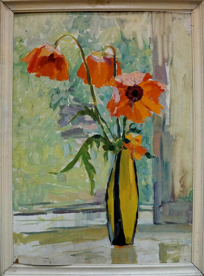 Oil painting Poppies Tolokonnikova Margarita Nikolaevna