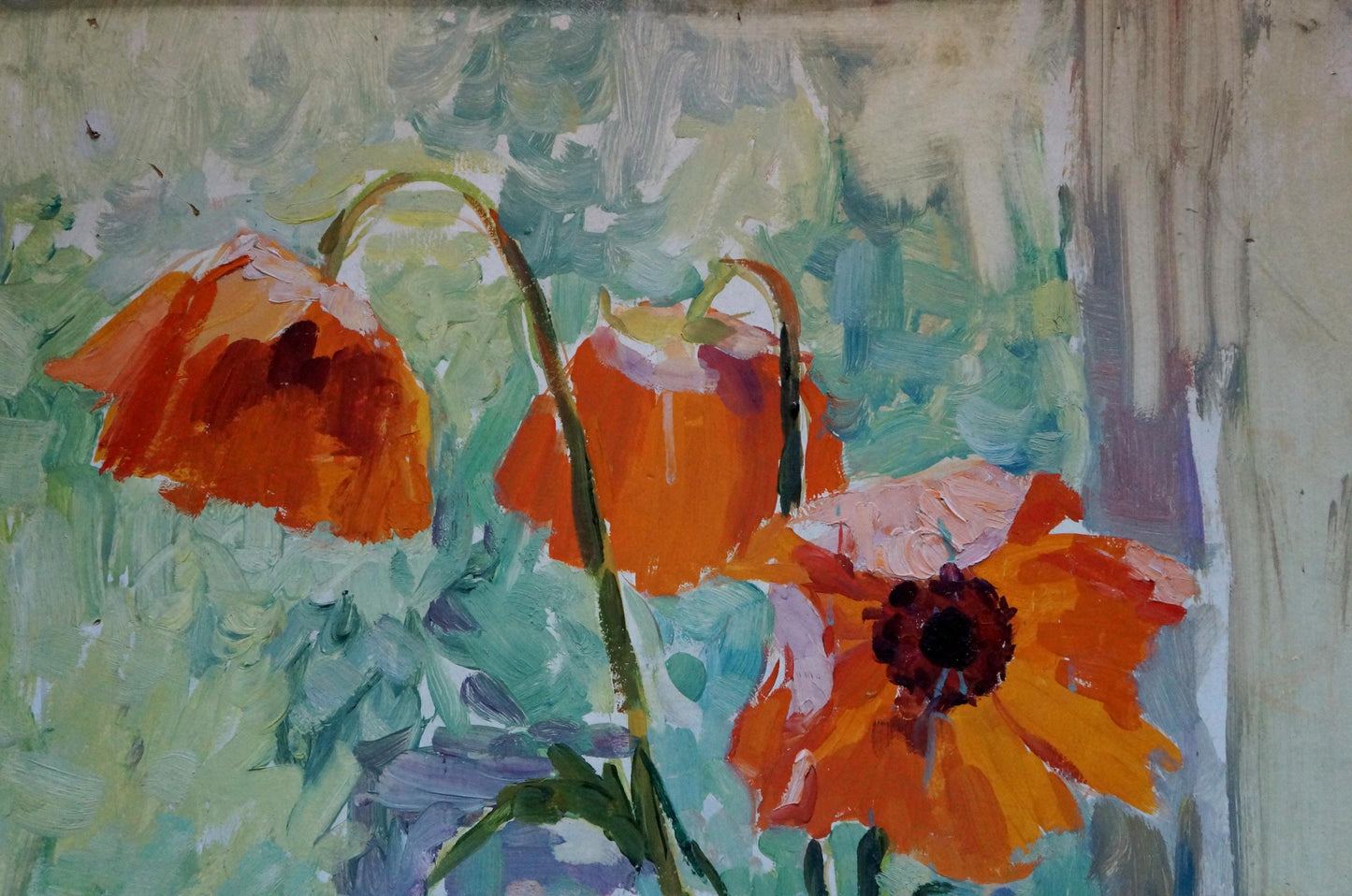 Oil painting Poppies Tolokonnikova Margarita Nikolaevna