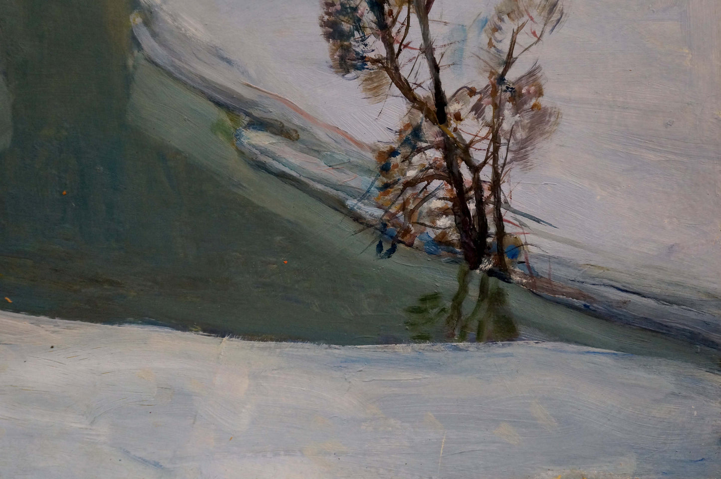 Oil painting Winter morning Karmaz Nikolay Afanasevich