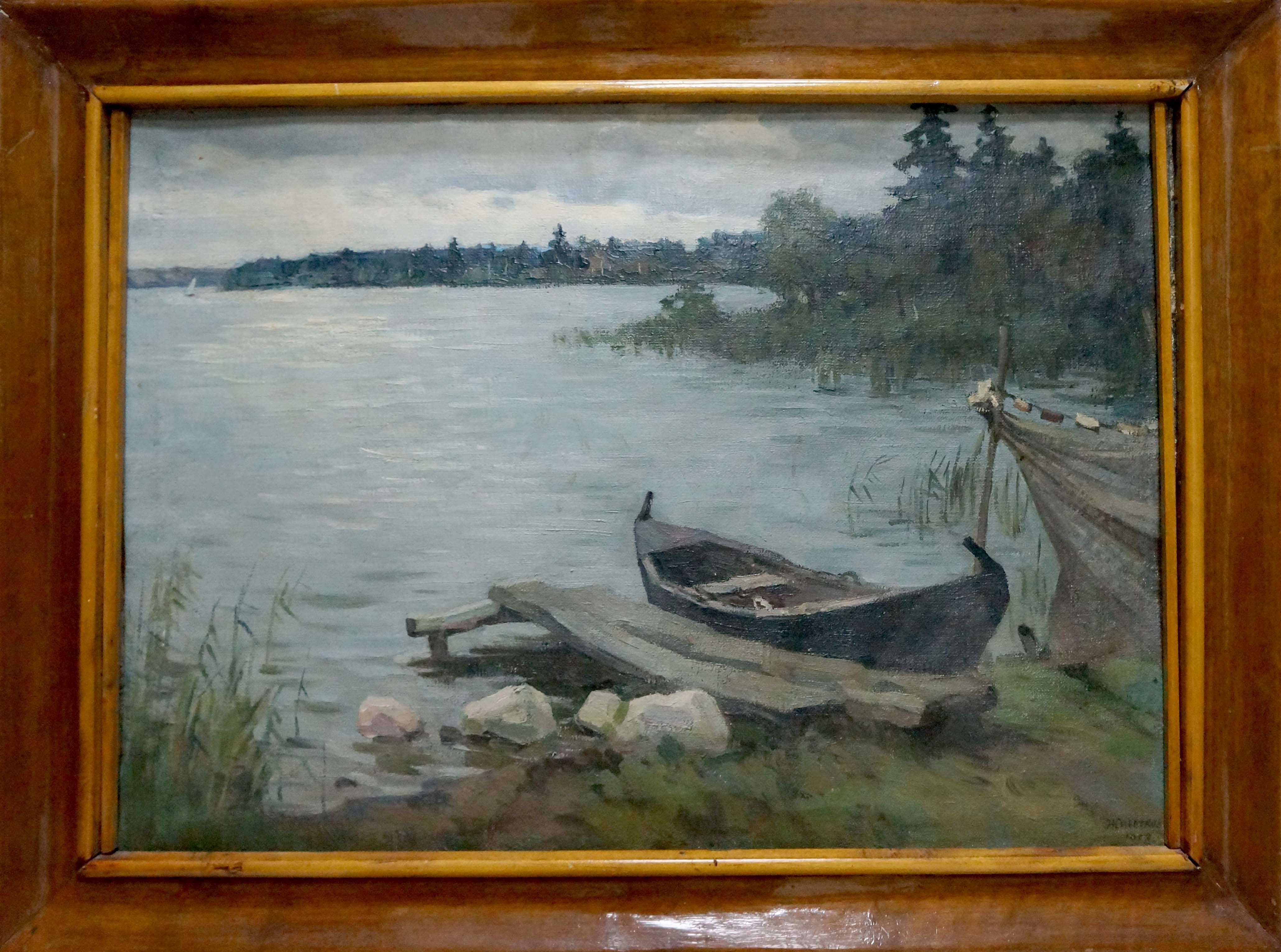 Oil painting Shore landscape Alexander Zhivotkov
