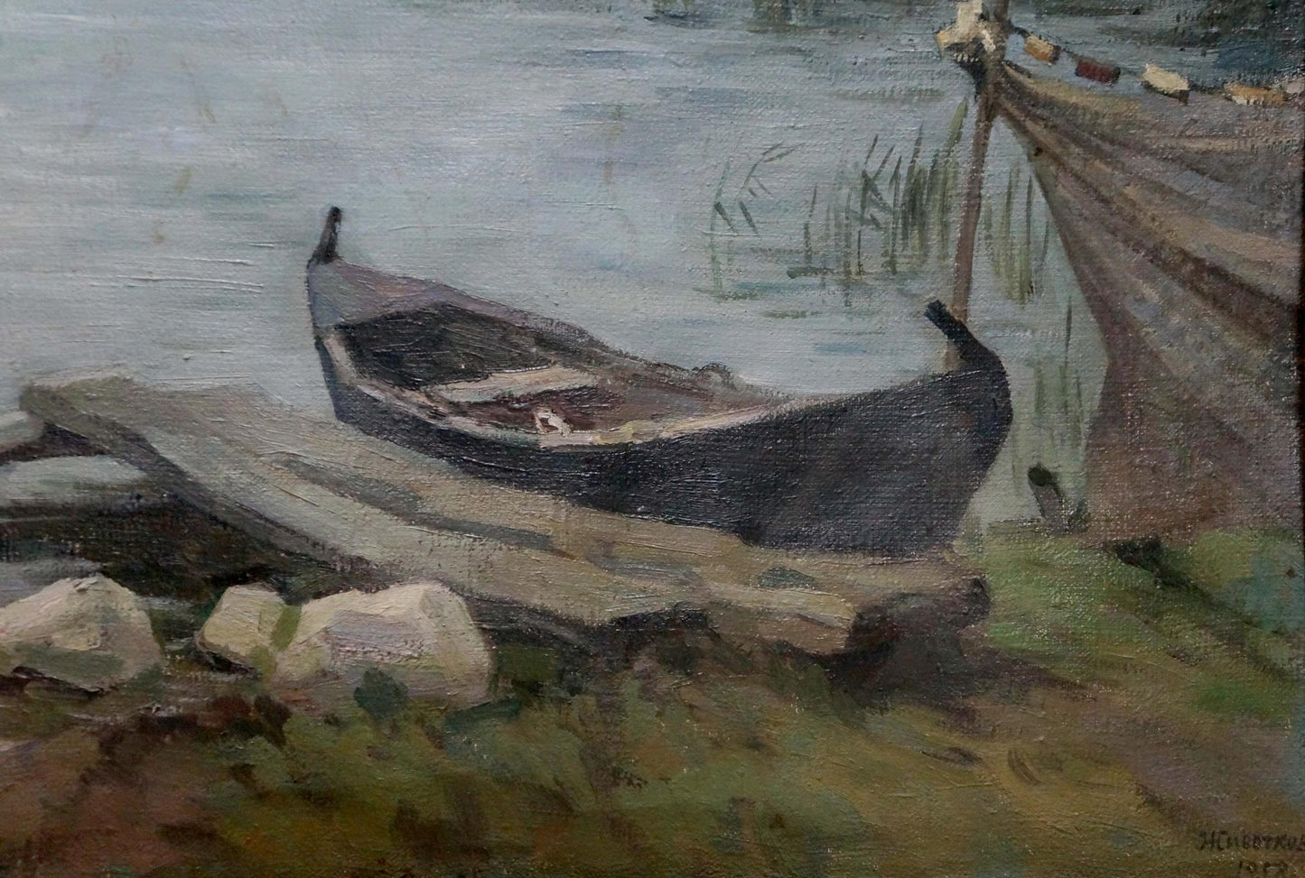 Oil painting Shore landscape Alexander Zhivotkov
