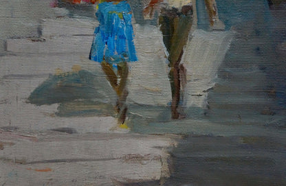Oil painting Two people Valentin Viktorovich Volkov