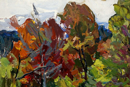 Oil painting Summer landscape Kokin Mikhail Alexandrovich