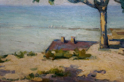 Oil painting Summer landscape Robert Rafailovich Falk