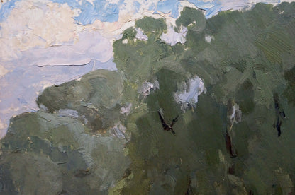 Oil painting Old oak Sevastyanov Viktor Grigorievich