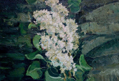 Oil painting Lilac branch Oleinik Anna Petrovna