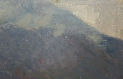 Oil painting Mountain landscape Sevastyanov Viktor Grigorievich