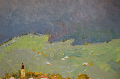 Oil painting Mountain landscape Sevastyanov Viktor Grigorievich