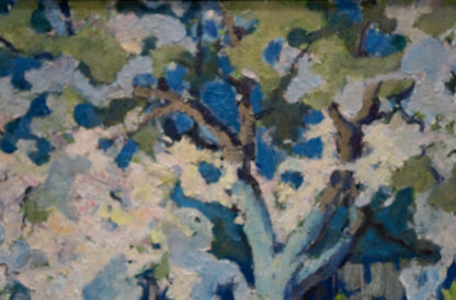 Oil painting Blooming apple tree Zhurakovsky Victor Petrovich