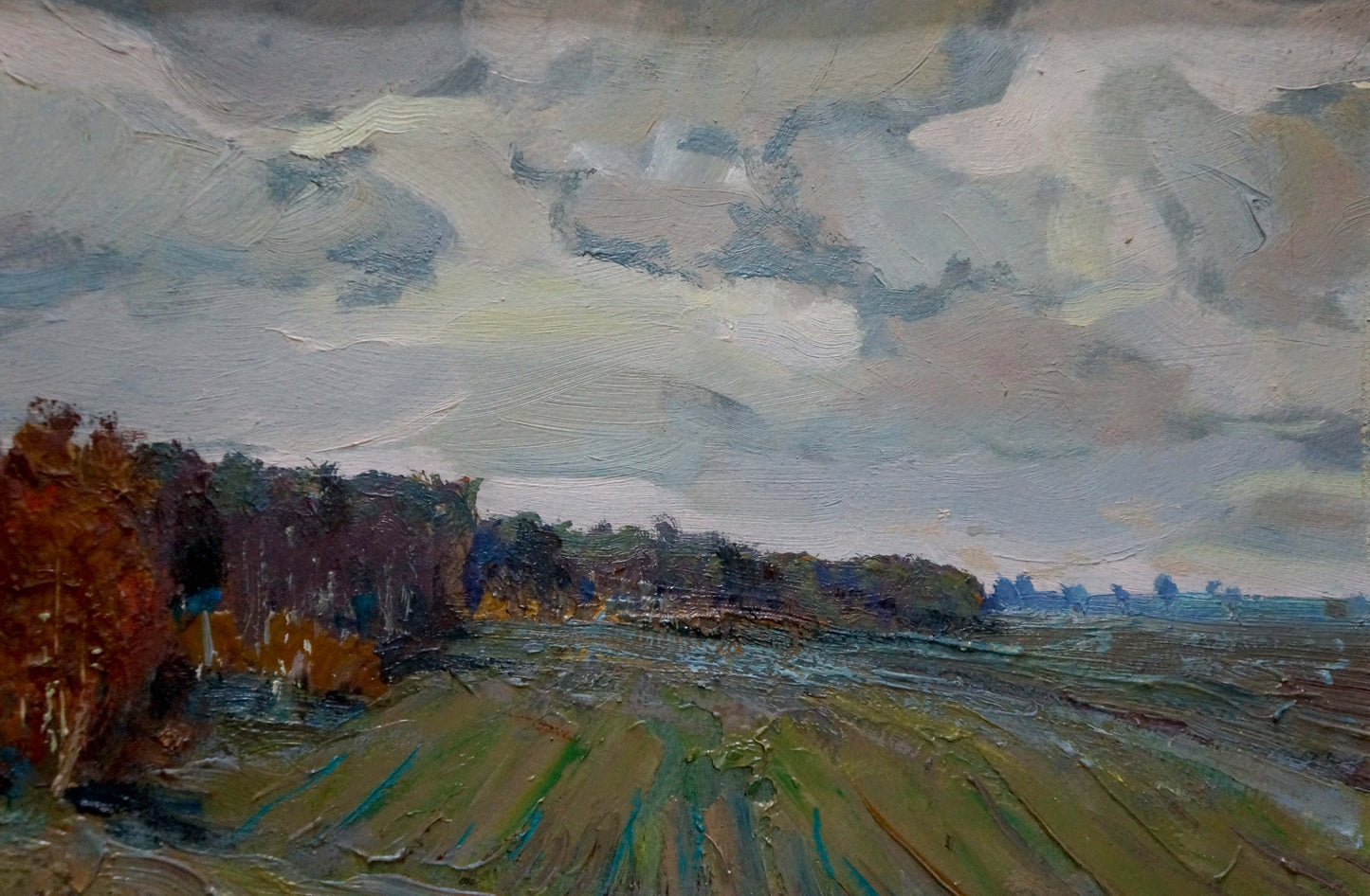 Oil painting After the rain Snopok A.N.