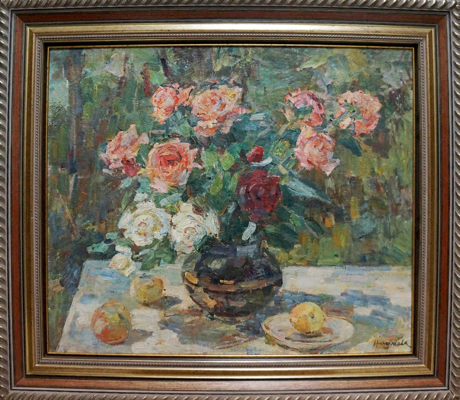 Oil painting Roses Naumova Tamara Sergeevna