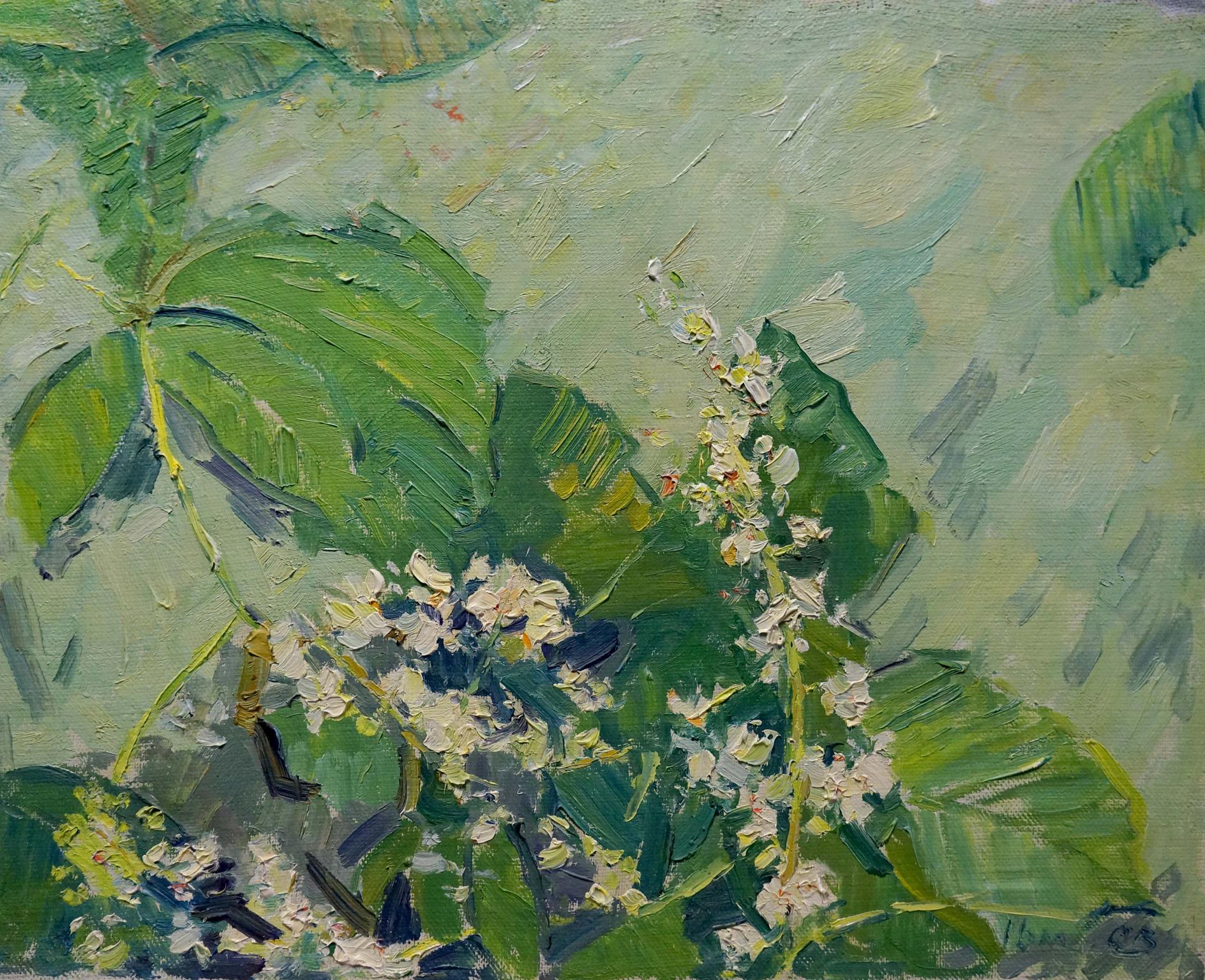 Oil painting Flowers Sevastyanov Viktor Grigorievich