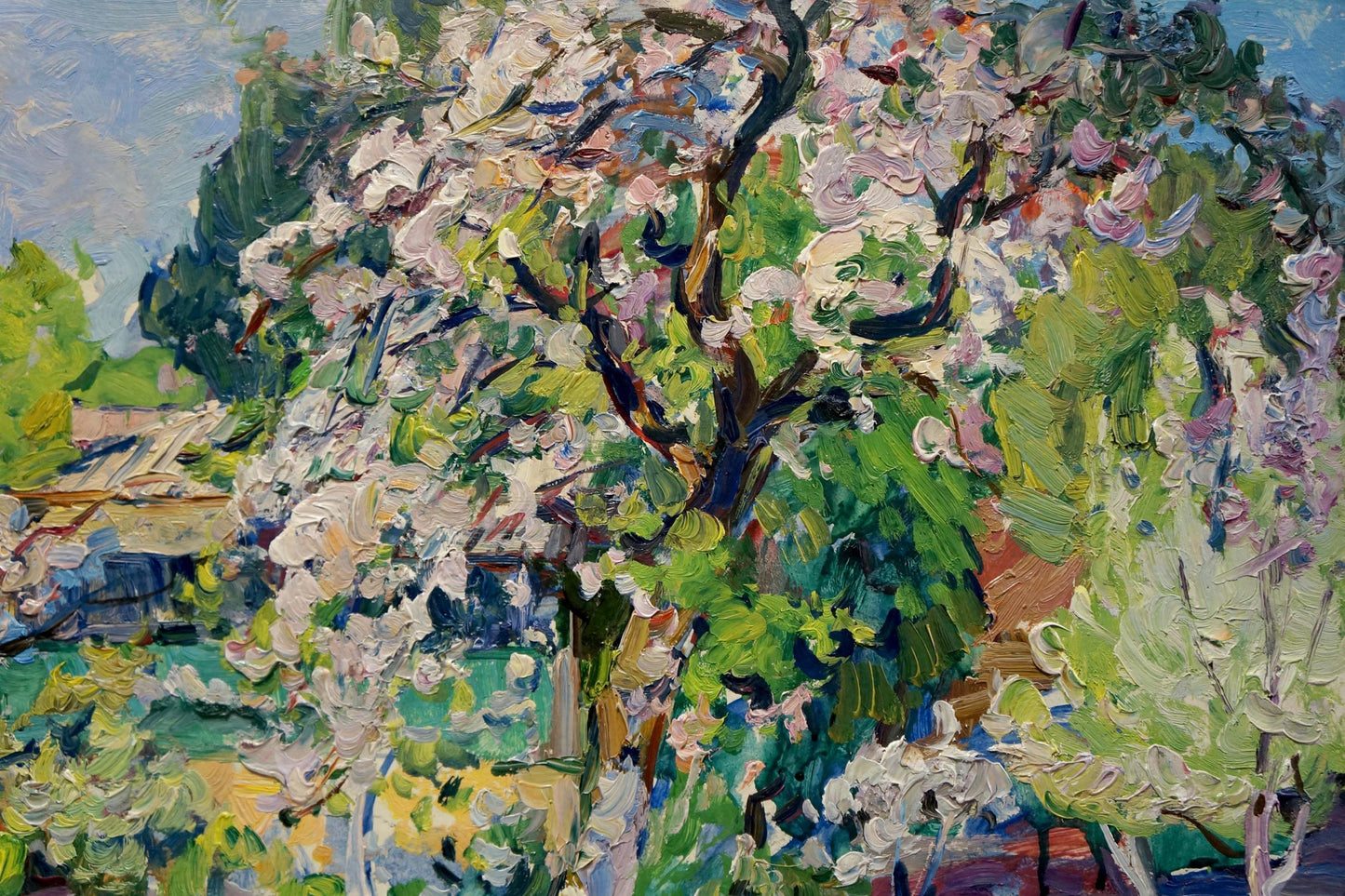 Oil painting Gardens Tartakovsky Isaak Iosifovich