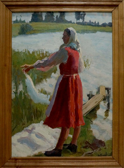 Oil painting Washing Chakov