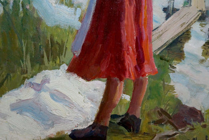 Oil painting Washing Chakov