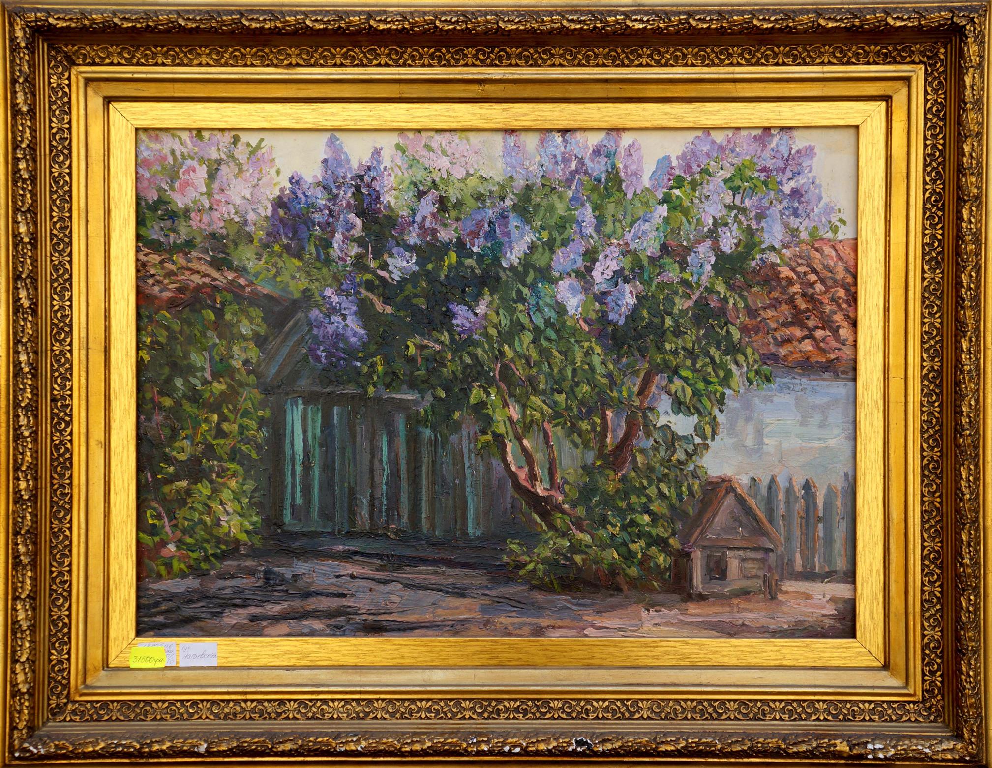 Oil painting Trees are blooming Nagaevskaya Elena Varnavovna