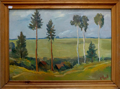 Oil painting Landscape Chekov Leonid Dmitrievich