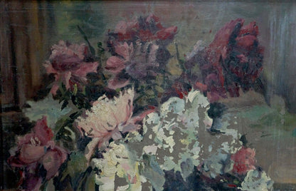 Oil painting Peonies Besedin Sergey Fotievich