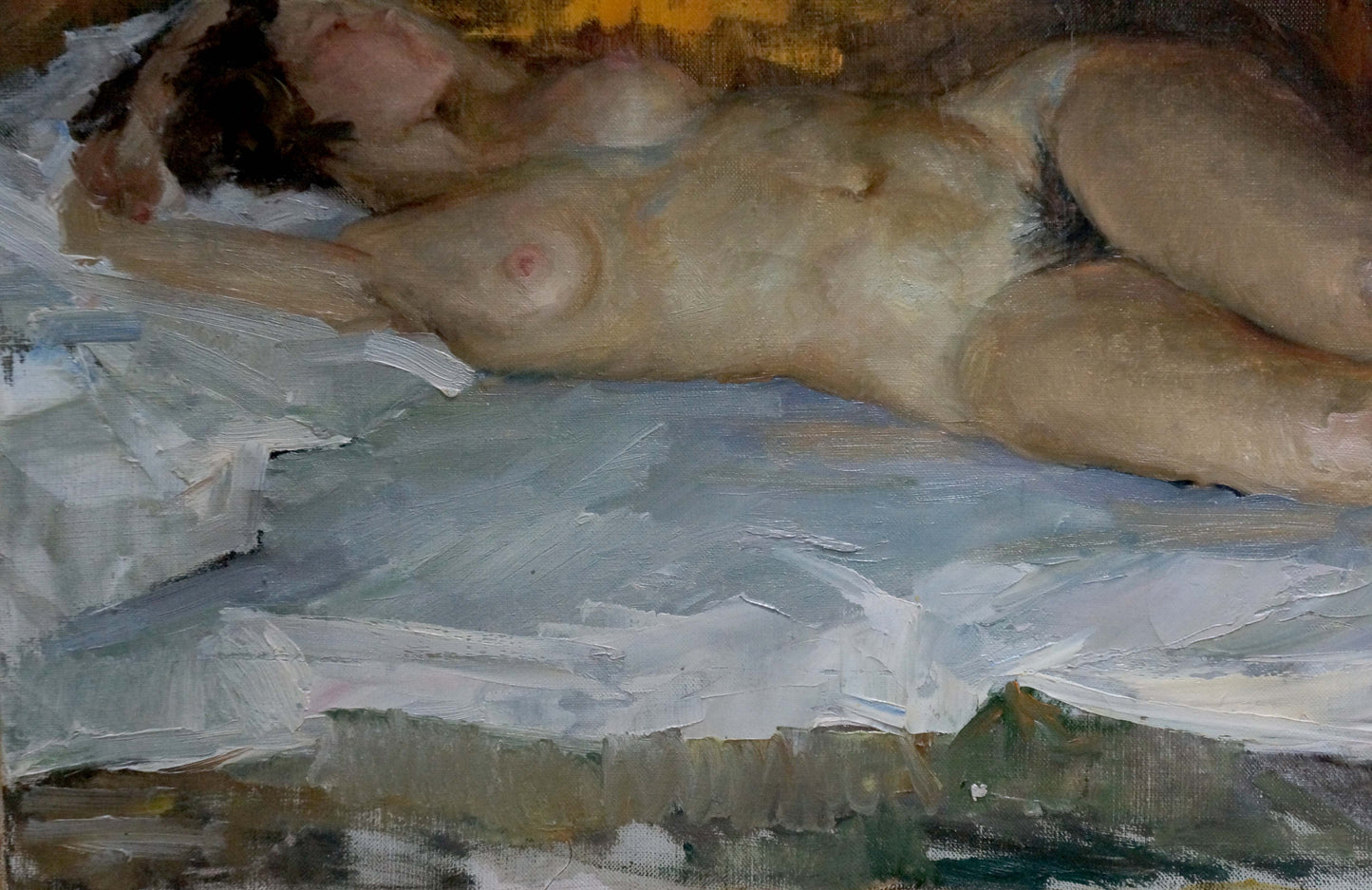 Oil painting Sleeping girl Korsun Leonid Vasilievich