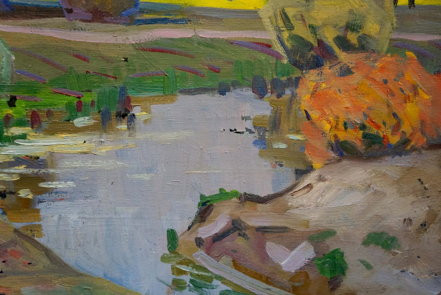 Oil painting Autumn landscape Tyukha Ivan Andreevich