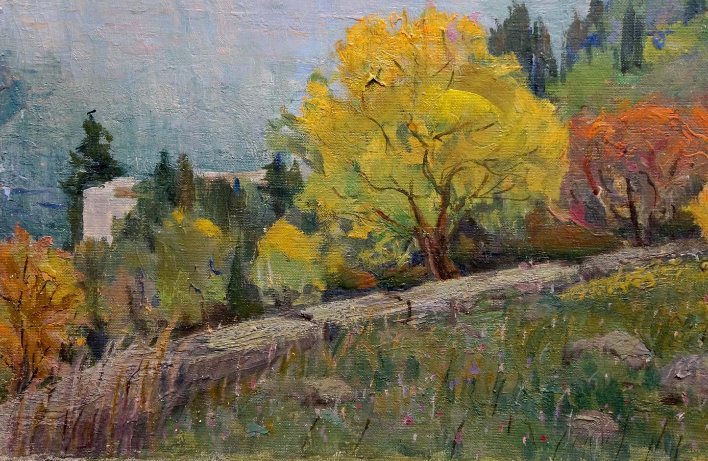 Oil painting Odessa landscape Matyushin N.