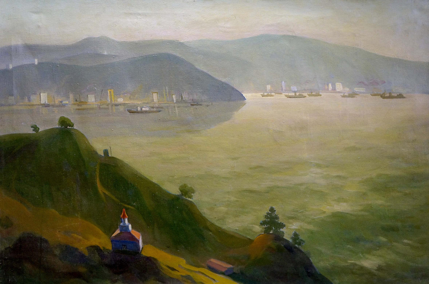 Oil painting Odessa landscape