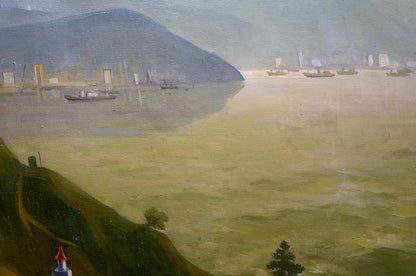 Oil painting Picturesque Odessa shoreline