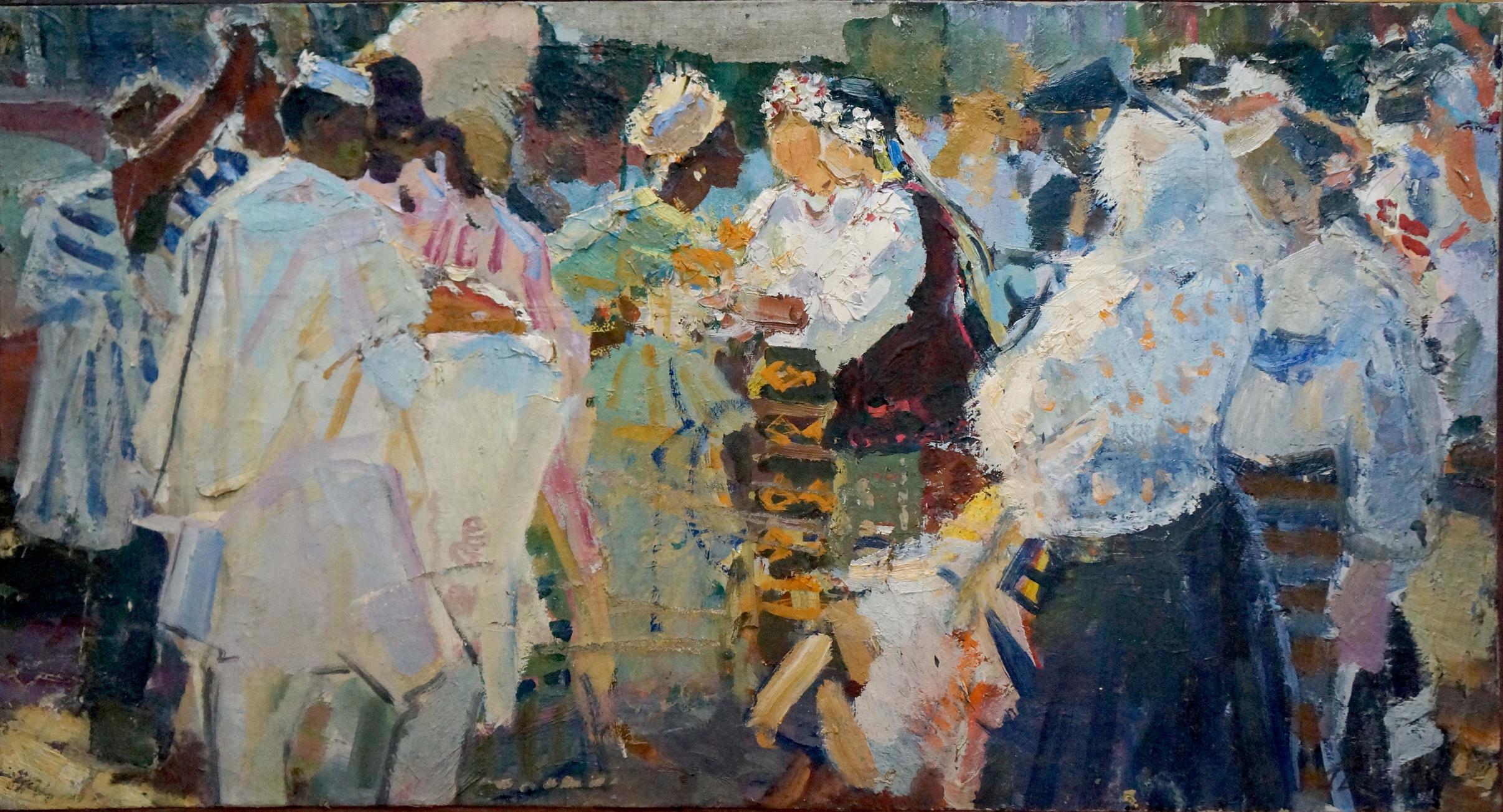 Oil painting Wedding Pokulity Konstantin Ivanovich