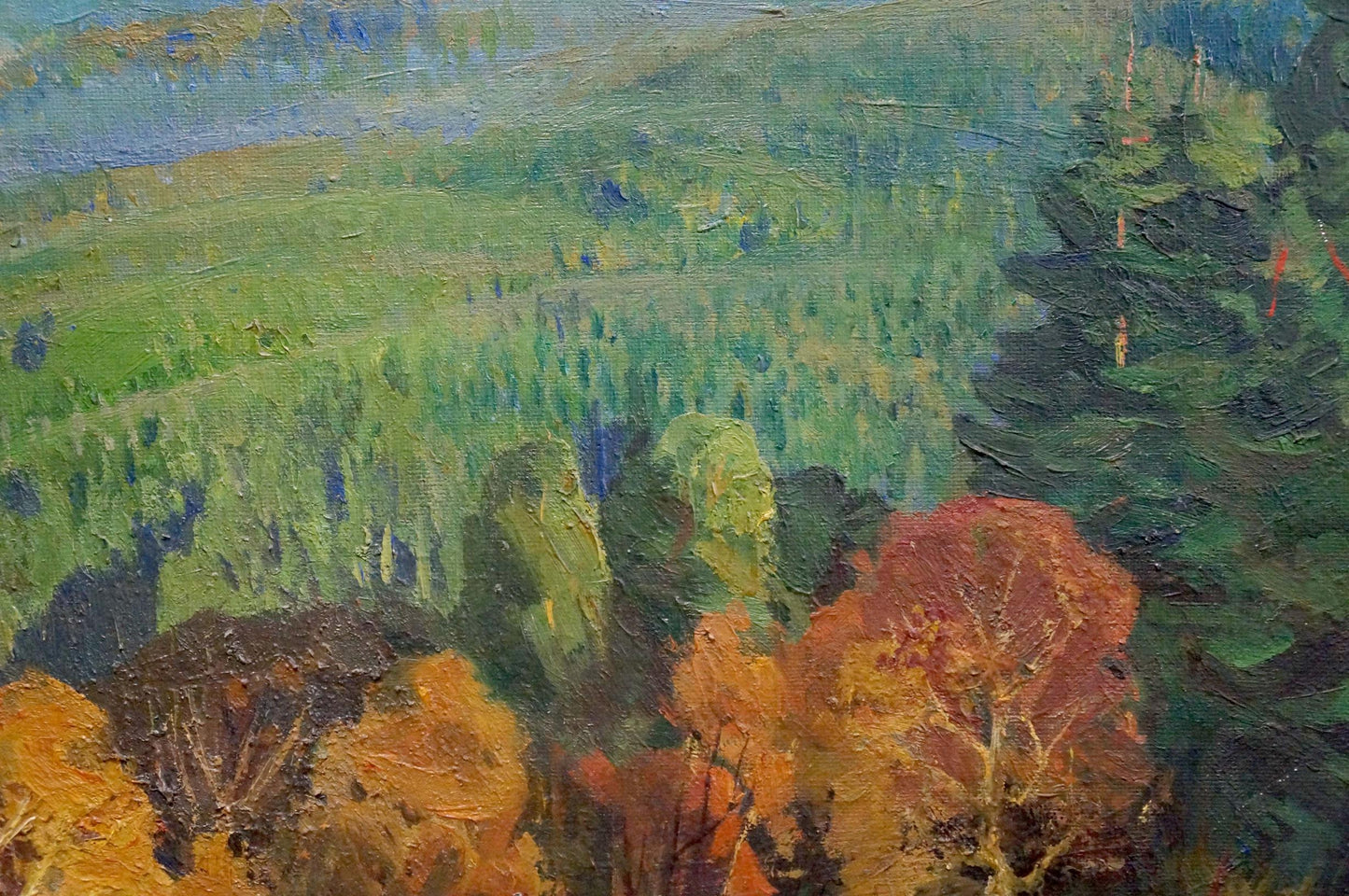 Oil painting Autumn in the mountains Ternovykh Vladimir Vasilievich