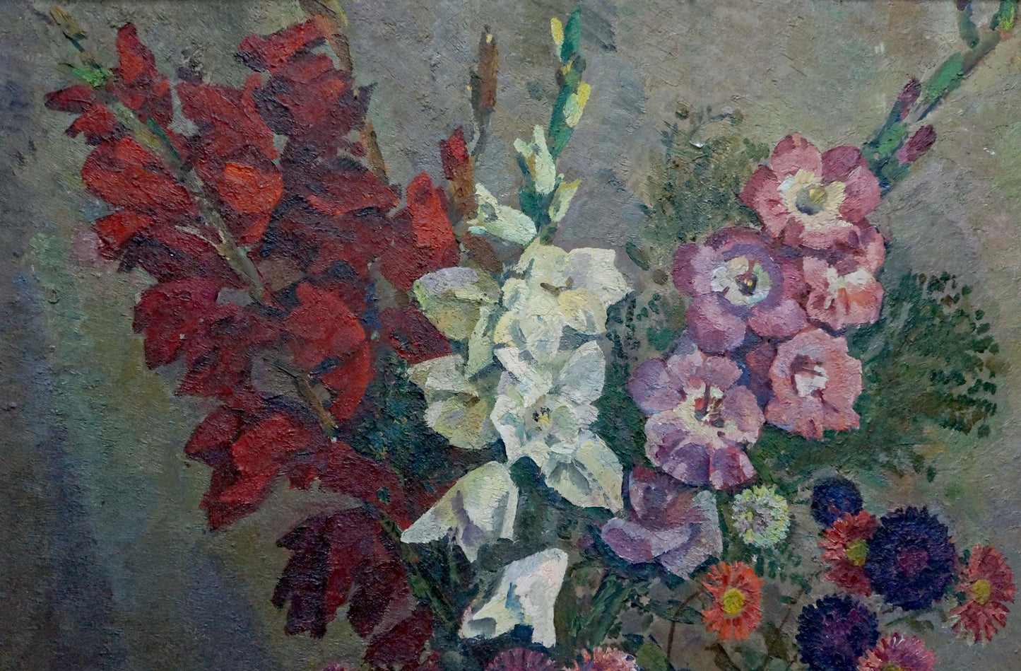 Oil painting Flowers Khokhlov Fedor Ivanovich