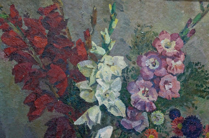 Oil painting Flowers Khokhlov Fedor Ivanovich