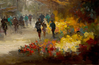 Oil painting By market Evert Collier