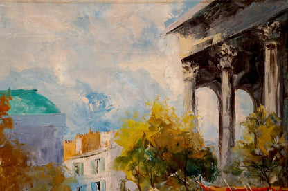 Oil painting Streets of Paris Lorder