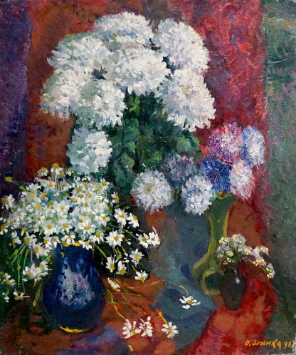 Oil painting Daisies Mynka Alexander Fedorovich