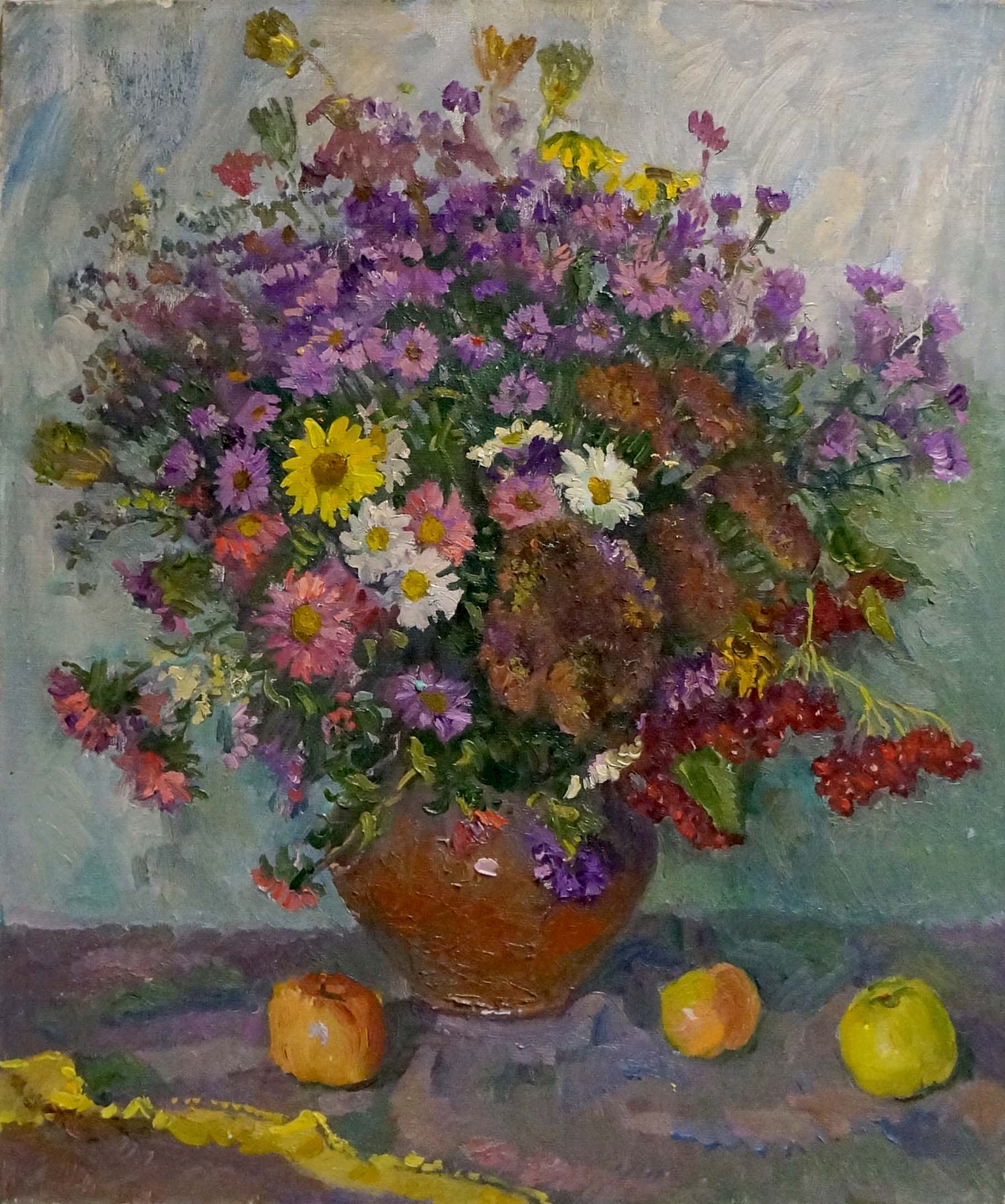 Oil painting Autumn bouquet Mynka Alexander Fedorovich