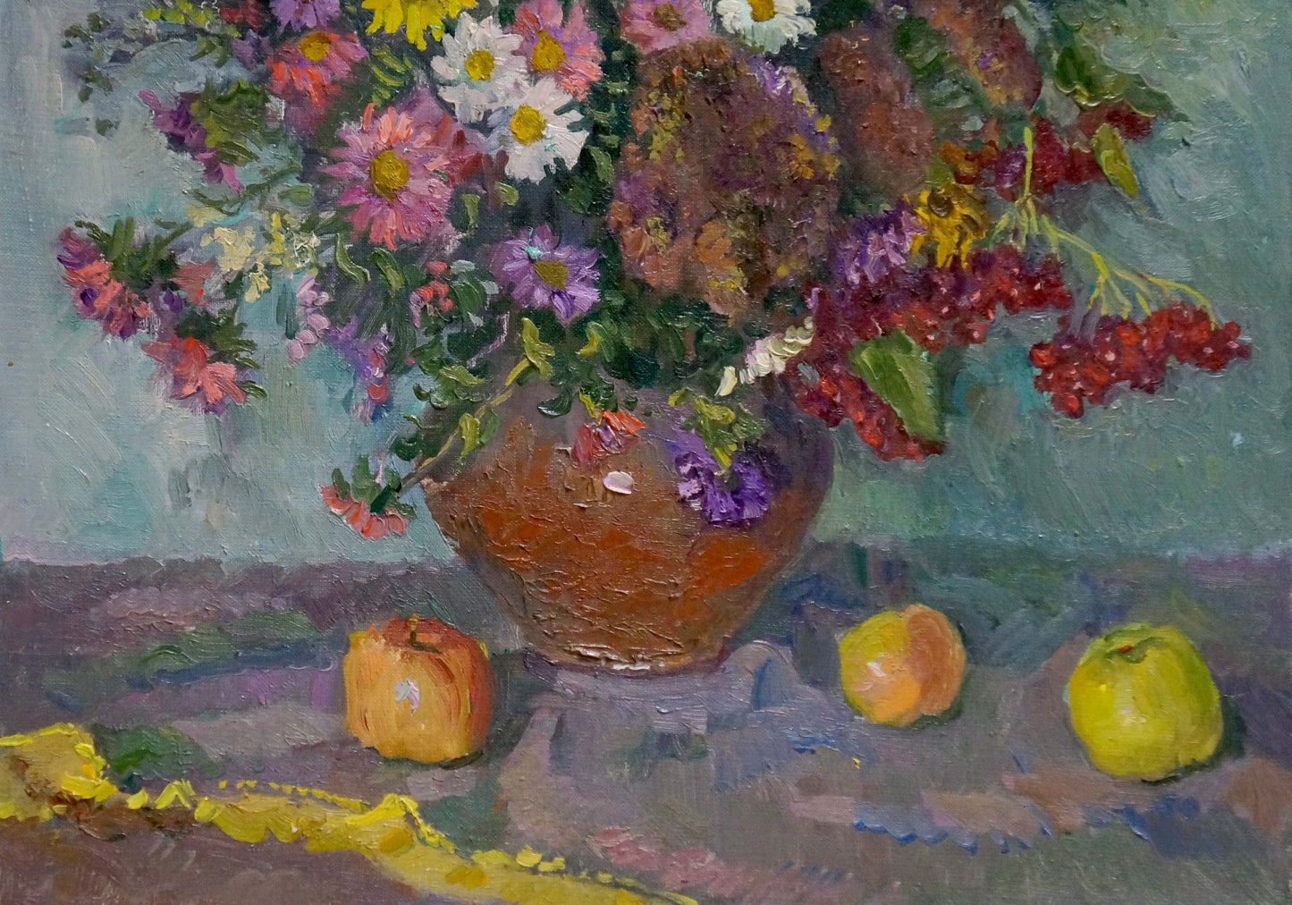 Oil painting Autumn bouquet Mynka Alexander Fedorovich