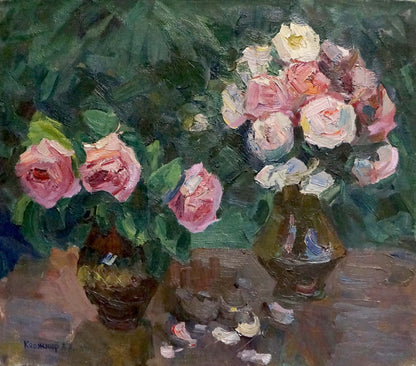 Oil painting Roses Kerzhner Alexander Haskelevich