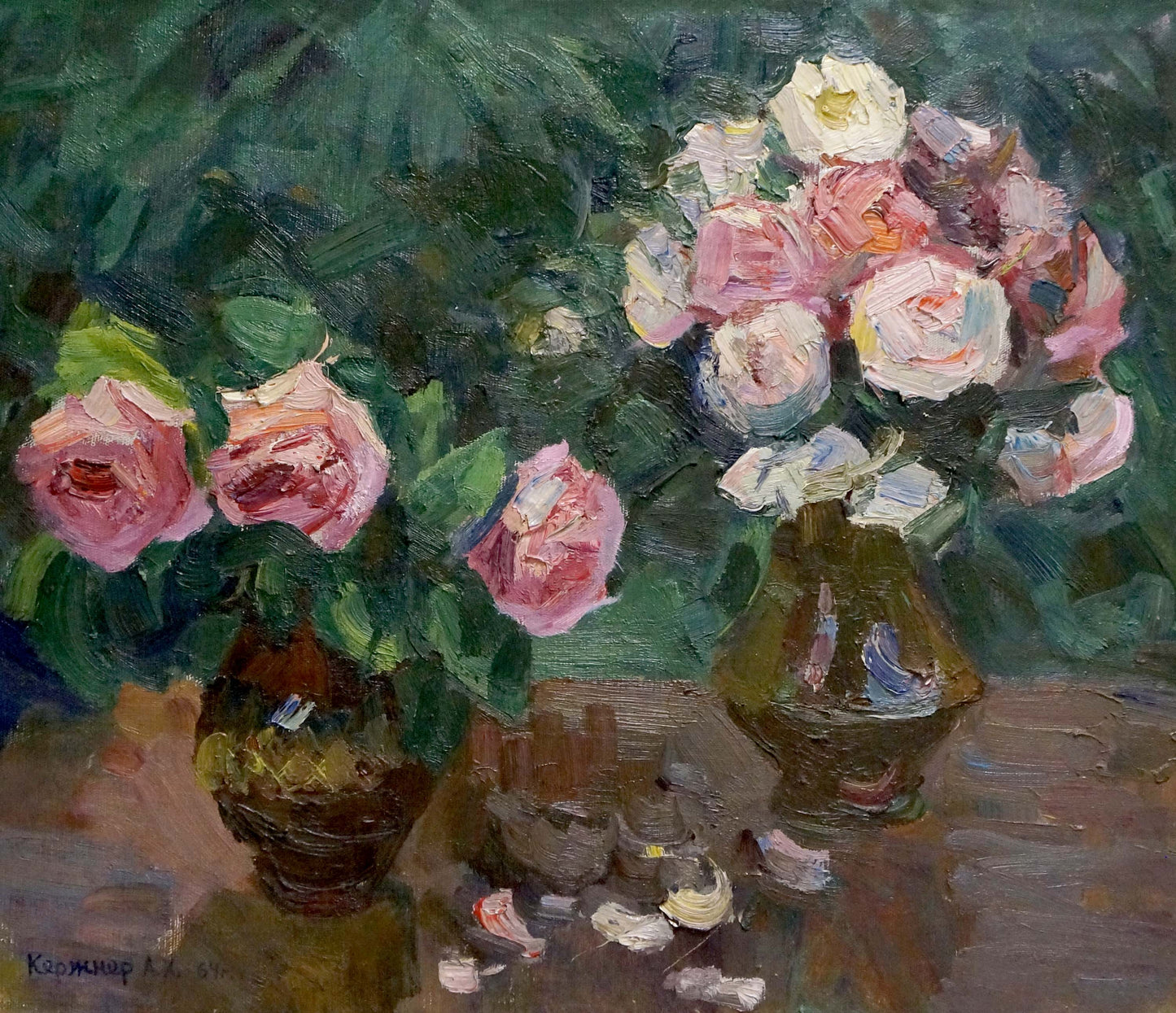 Oil painting Roses Kerzhner Alexander Haskelevich