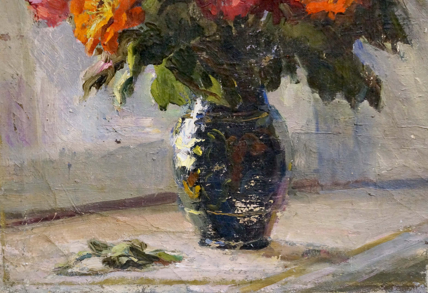 Oil painting Flowers Konstantinopol'skiy Adol'f Markovich