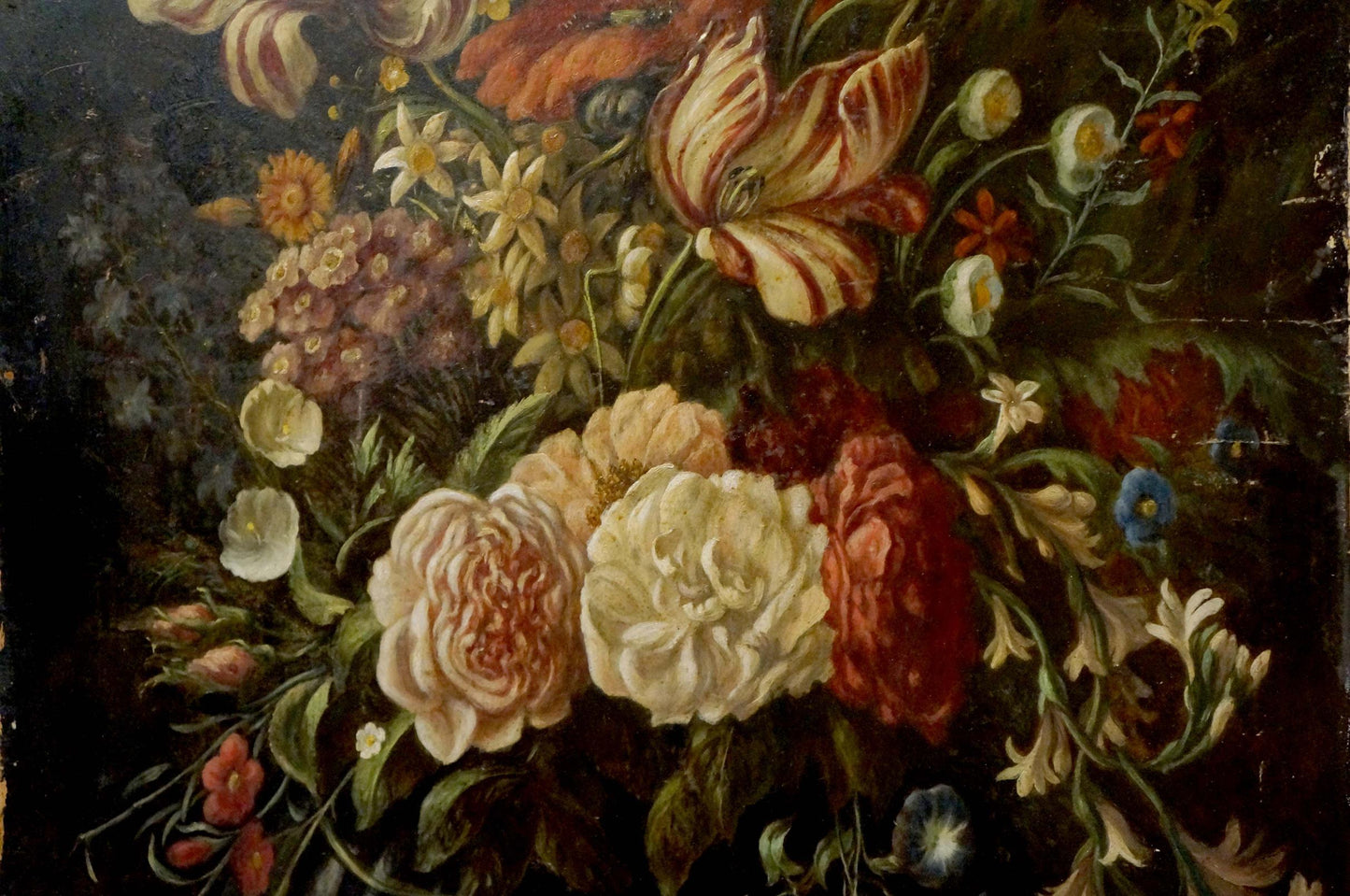 A Stunning Arrangement depicted in oil by A. Karp Schuster