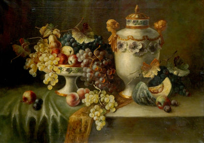 Oil painting Sweets on the table Emil Adam