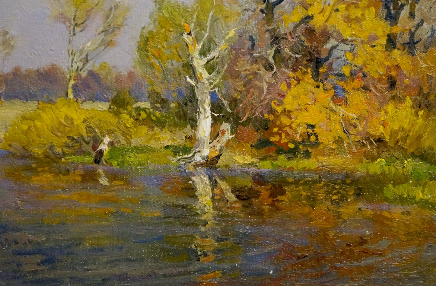 Oil painting Indian summer Mynka Alexander Fedorovich