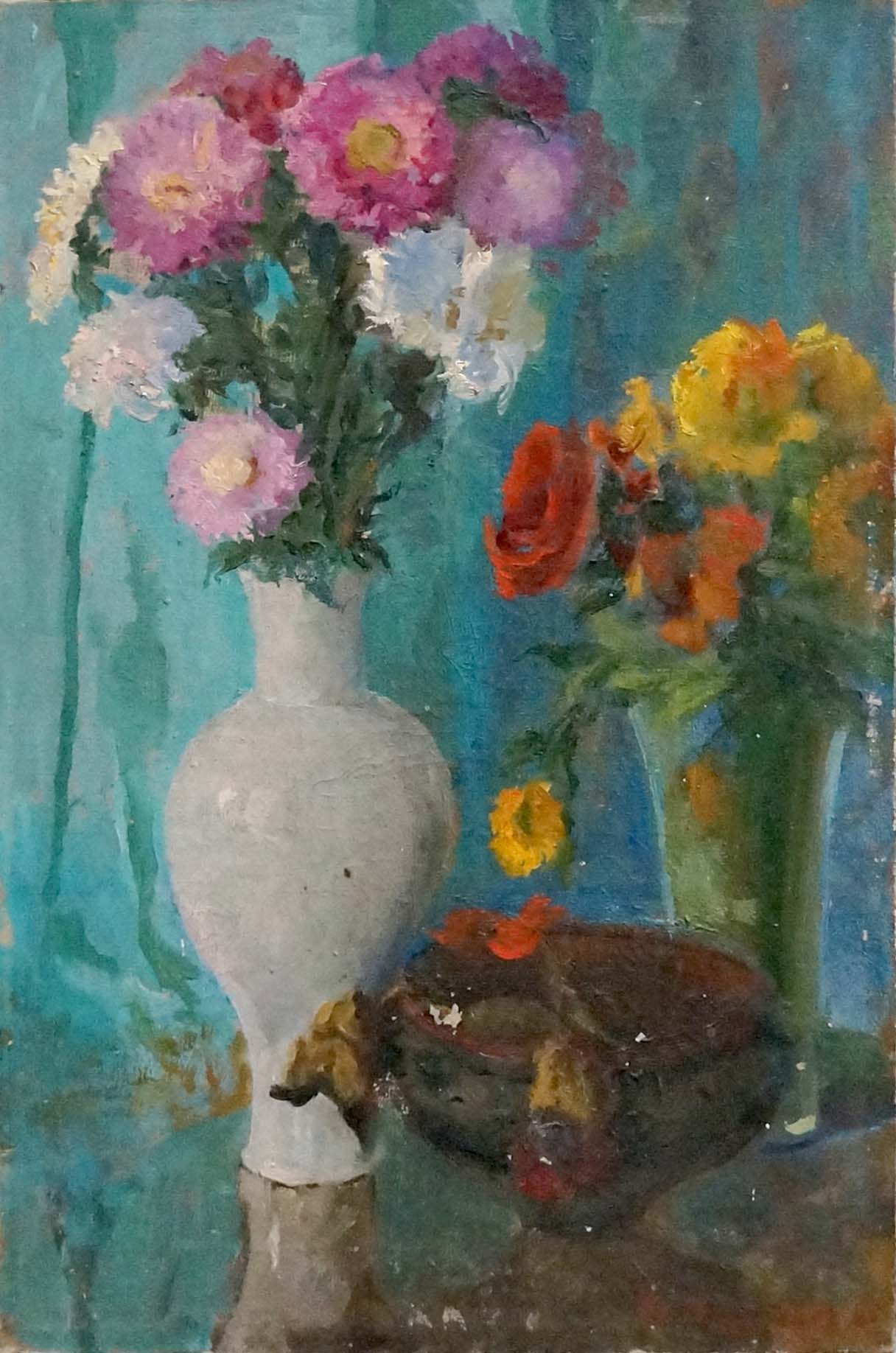 Oil painting Flowers Sharapenko V.A.