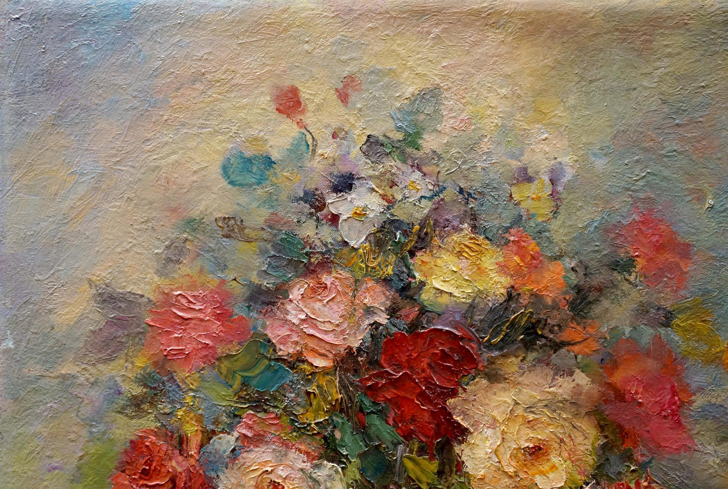 Oil painting Flowers K. Wasilewska