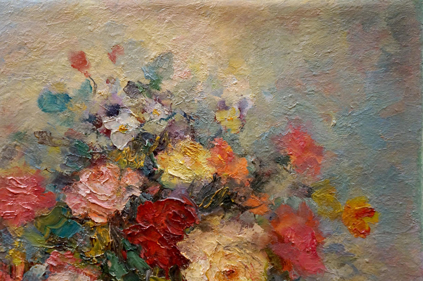 Oil painting Flowers K. Wasilewska