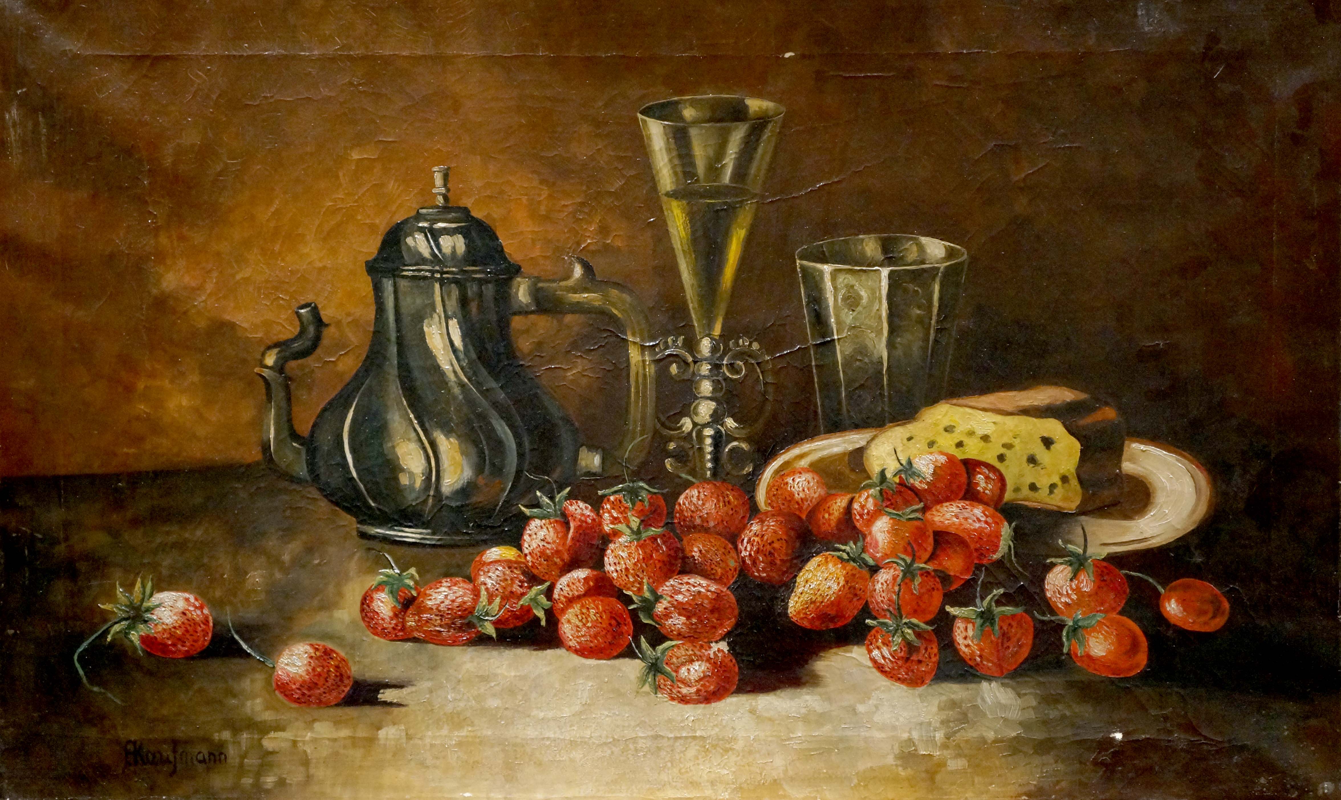 Oil painting Still life Angelika Kauffmann