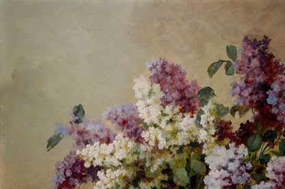 Oil painting Lilac bouquet Hilberr