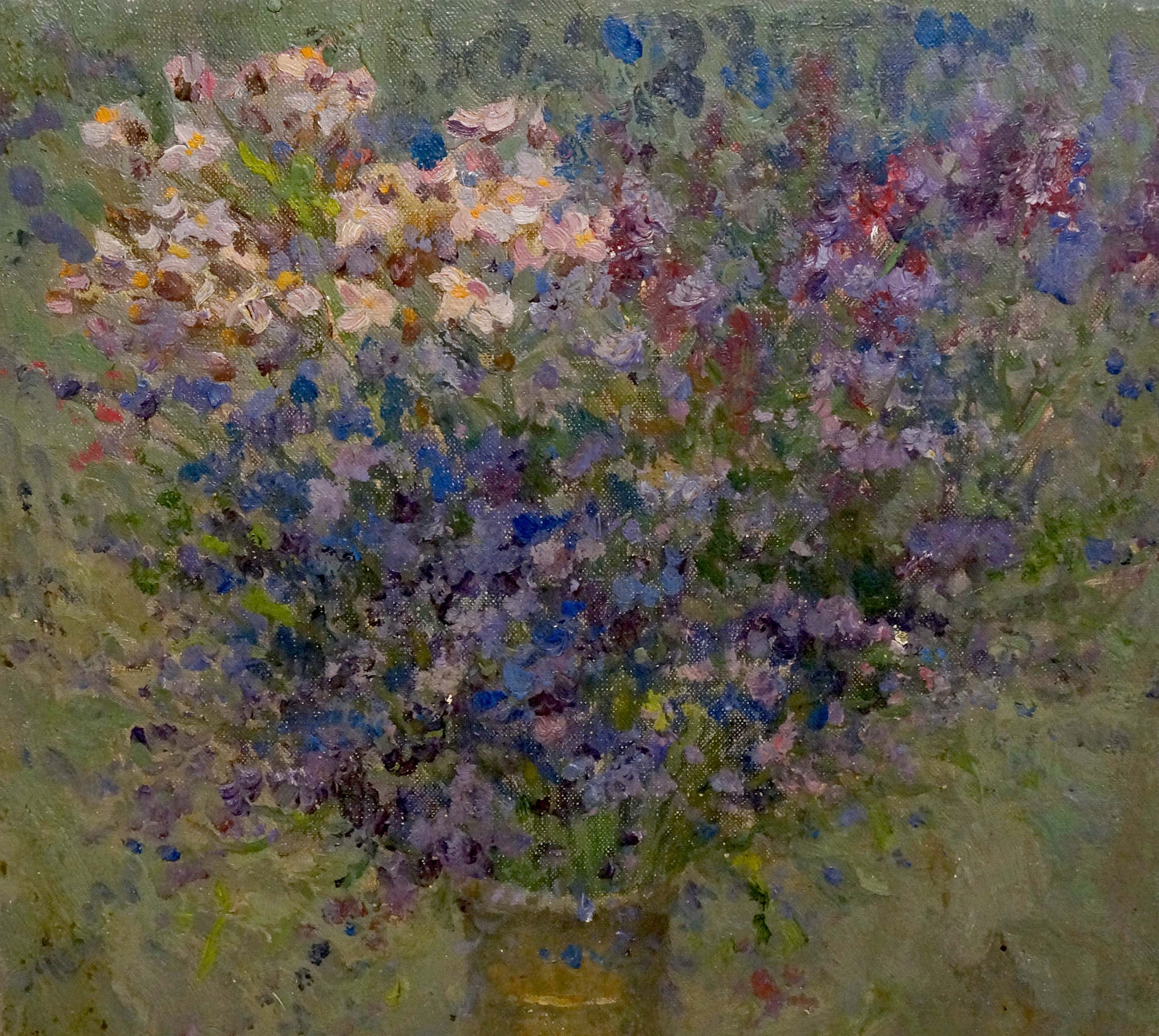 Oil painting Flowers Mynka Alexander Fedorovich